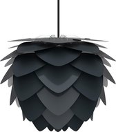 Umage Aluvia Medium hanglamp anthracite grey - met koordset zwart - Ø 59 cm