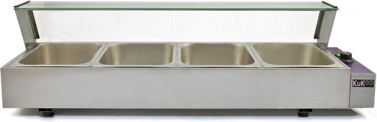 KuKoo 4 Chafing Dish Au Bain Marie Warmhoud Schalen van KuKoo — afbeelding 2
