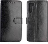 Mobigear Wallet Telefoonhoesje geschikt voor OPPO A91 Hoesje Bookcase Portemonnee - Zwart