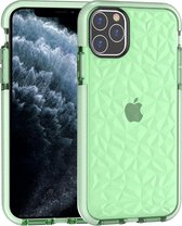 Apple iPhone 11 Pro Max Hoesje - Mobigear - Diamond Serie - Hard Kunststof Backcover - Groen - Hoesje Geschikt Voor Apple iPhone 11 Pro Max