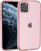 Mobigear Glitter Backcover Hoesje - Geschikt voor Apple iPhone 11 Pro Max - Gsm case - Roze
