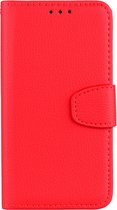 Xiaomi Mi 8 SE Hoesje - Mobigear - Wallet5 Serie - Kunstlederen Bookcase - Rood - Hoesje Geschikt Voor Xiaomi Mi 8 SE