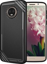 Mobigear Grip TPU Backcover voor de Motorola Moto G6 - Zwart