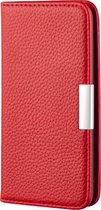 Huawei P40 Hoesje - Mobigear - Classic Serie - Kunstlederen Bookcase - Rood - Hoesje Geschikt Voor Huawei P40