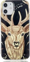 Apple iPhone 12 Hoesje - Mobigear - Design Serie - TPU Backcover - Deer - Hoesje Geschikt Voor Apple iPhone 12