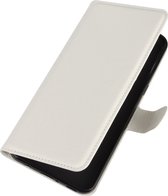 LG V60 ThinQ Hoesje - Mobigear - Classic Serie - Kunstlederen Bookcase - Wit - Hoesje Geschikt Voor LG V60 ThinQ