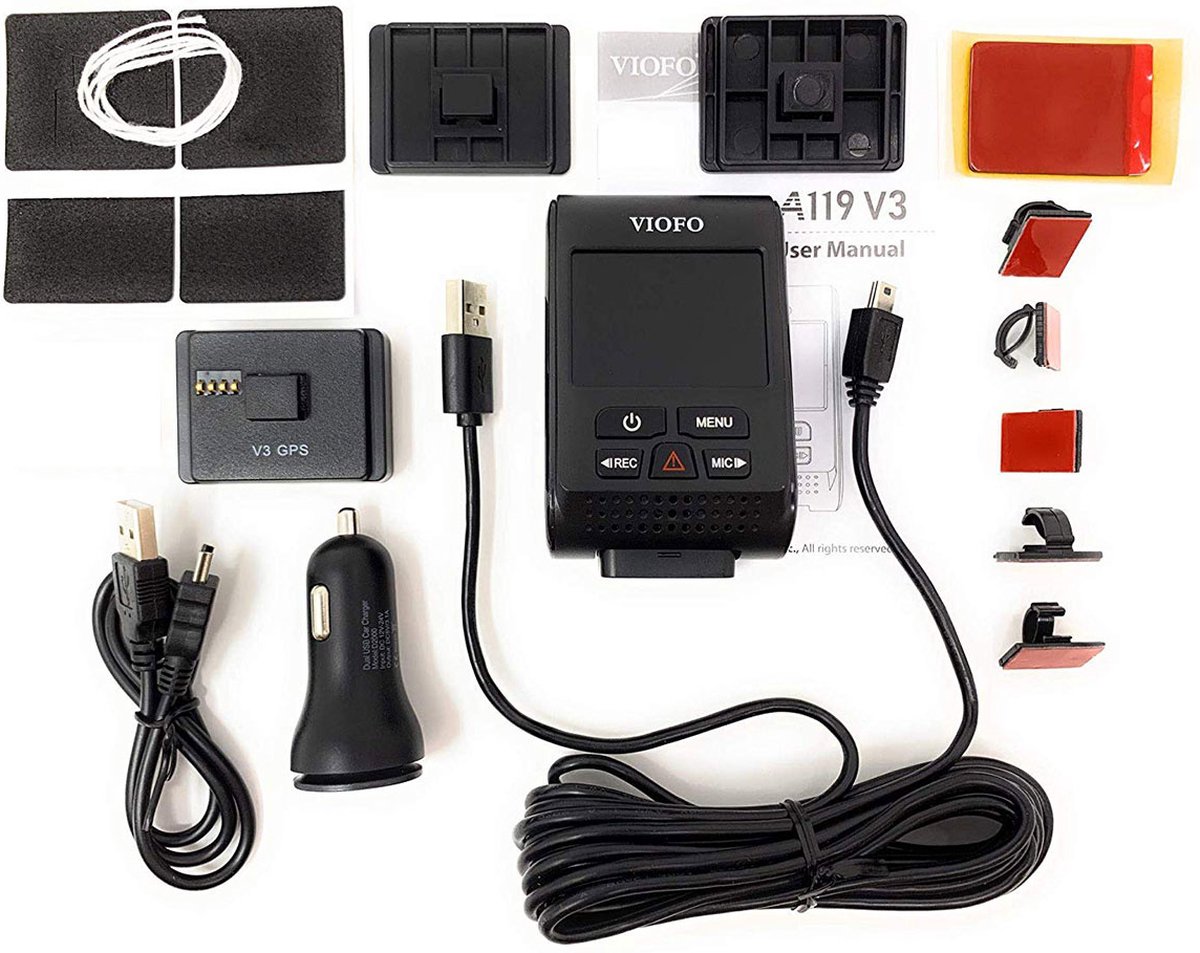 Viofo A119 V3 QuadHD GPS dashcam met Sony Starvis thumbnail 2