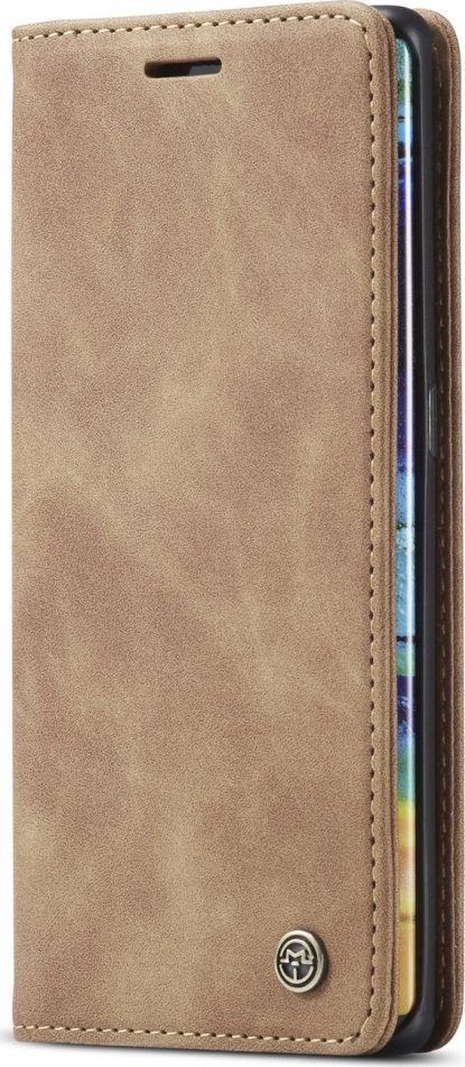 Caseme Telefoonhoesje geschikt voor Huawei Mate 30 Pro Hoesje | Caseme 013 Bookcase Portemonnee | Pasjeshouder voor 2 Pasjes | Telefoonhoesje voor Pinpas / OV Kaart / Rijbewijs - Bruin
