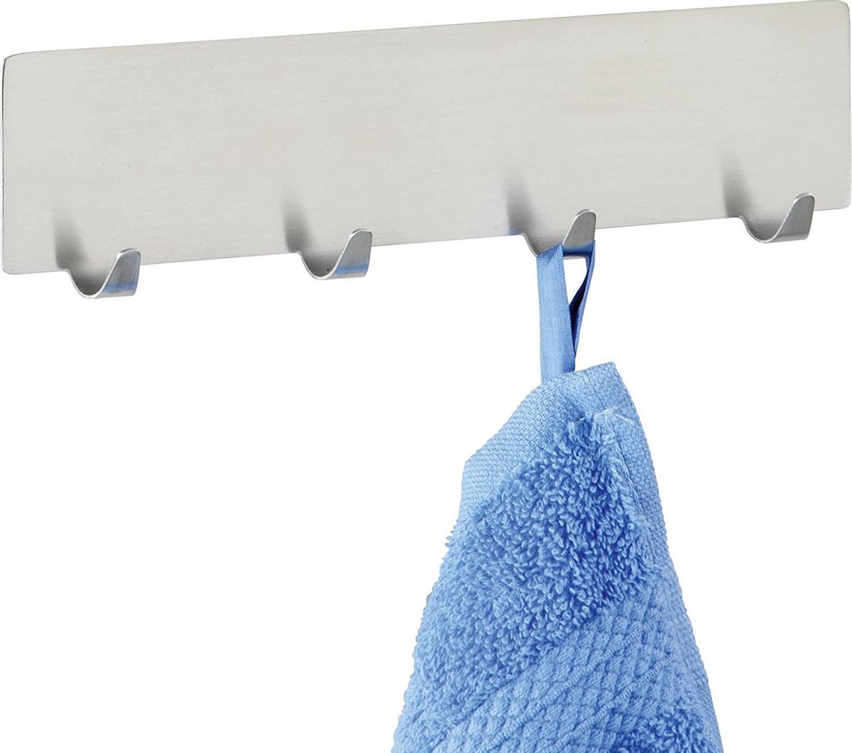 Wenko Powerlock Haak 2x4.2x19cm RVS