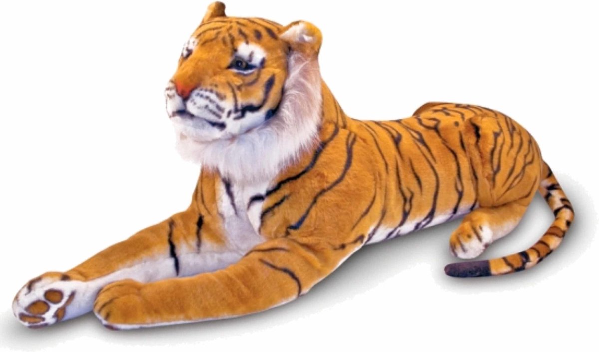 spanning Snel theorie Mega tijger knuffel 170 cm | bol.com