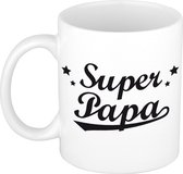 Mug / tasse cadeau texte Super papa - Fête des pères - 300 ml