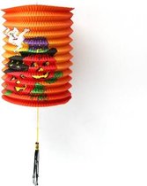 10 STKS Halloween Lantaarn Scène Rekwisieten Opvouwbare Meloen Papieren Lantaarn Decoratie, Stijl: Oranje Spook Pompoen