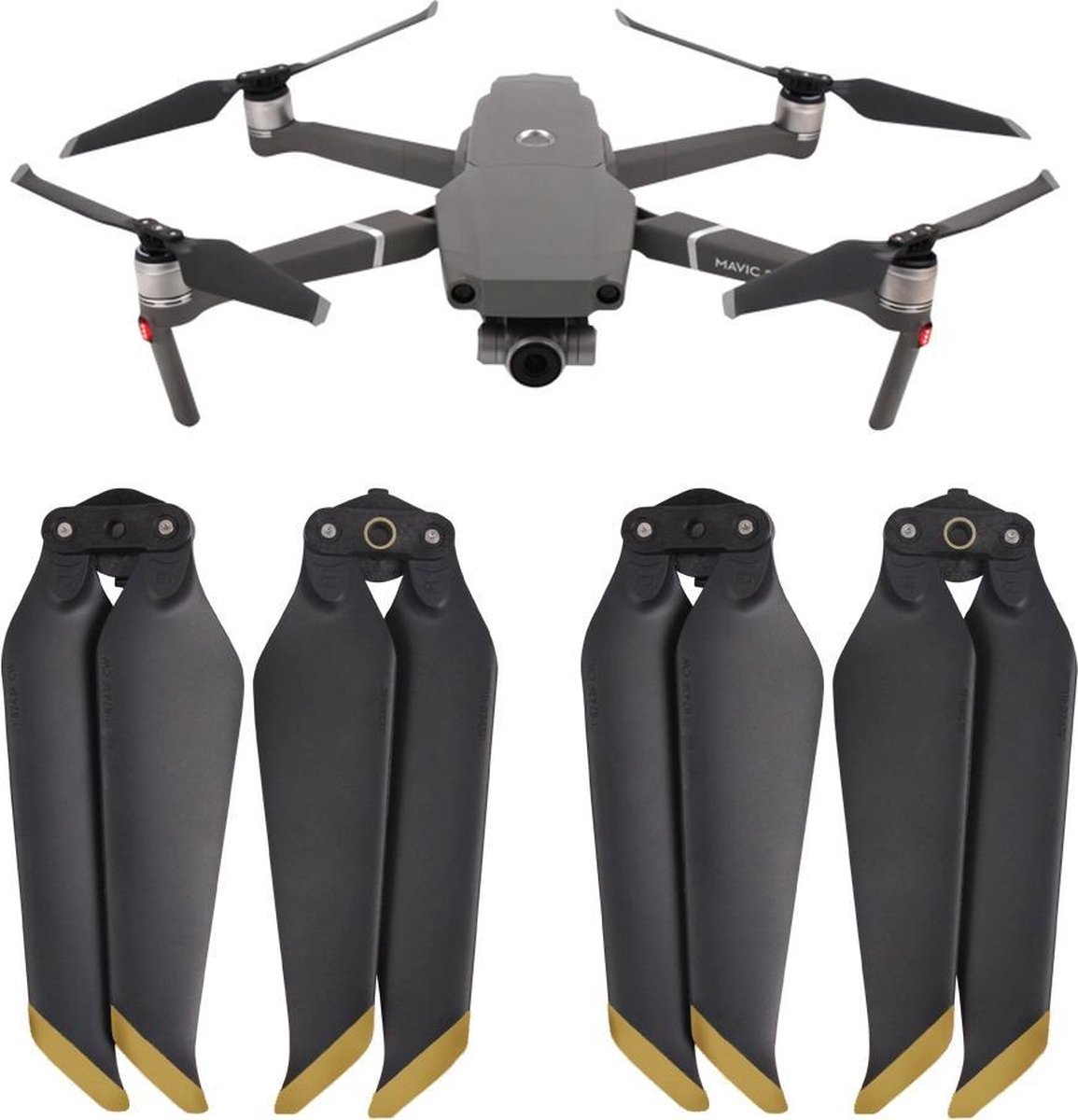 8743F Low-Noise Quick-Release Propellers Genuine Props Blades for DJI Mavic 2 Pro/Mavic Zoom Drone Accessories Flight Wings TM For DJI Mavic 2 Propellers 2 Pairs Y56 