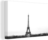 La Tour Eiffel au loin 140x90 cm - Tirage photo sur toile (Décoration murale salon / chambre)