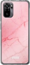 6F hoesje - geschikt voor Xiaomi Redmi Note 10 Pro -  Transparant TPU Case - Coral Marble #ffffff