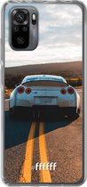 6F hoesje - geschikt voor Xiaomi Redmi Note 10 Pro -  Transparant TPU Case - Silver Sports Car #ffffff