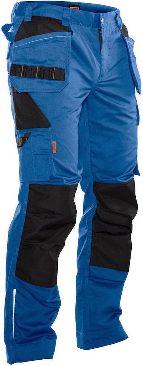 Jobman Practical 2322 Werkbroek Holsterpockets - Mannen - Kobaltblauw/Zwart - 42