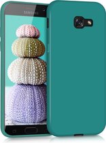 kwmobile telefoonhoesje voor Samsung Galaxy A5 (2017) - Hoesje voor smartphone - Back cover in mat petrol