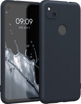 kwmobile telefoonhoesje geschikt voor Google Pixel 4a - Hoesje voor smartphone - Back cover in bosbesblauw