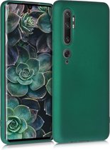 kwmobile telefoonhoesje voor Xiaomi Mi Note 10 / Note 10 Pro - Hoesje voor smartphone - Back cover in metallic donkergroen