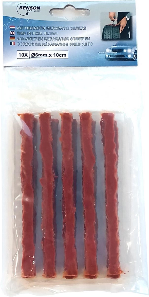 Benson Proppen voor bandenreparatie - 10 stuks - voor gaatjes tot 6 mm - compact en handig thumbnail 8