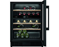 Bosch Serie 6 KUW21AHG0 Wijnkoeler Ingebouwd Zwart 44 Fles(sen) 2 zones