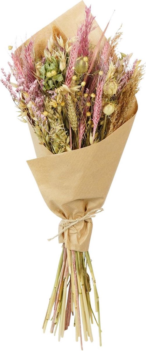 Mama's Bloemen - Summer Love - Roze - Natuurproduct - Boeket Droogbloemen - 40cm - Normale Bos