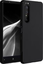 kwmobile telefoonhoesje voor Sony Xperia 1 III - Hoesje voor smartphone - Back cover in zwart