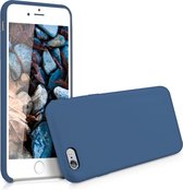 kwmobile telefoonhoesje voor Apple iPhone 6 Plus / 6S Plus - Hoesje met siliconen coating - Smartphone case in donkerblauw