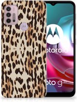 TPU Silicone Hoesje Motorola Moto G30 | G10 Telefoonhoesje Leopard