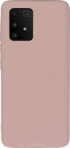 Samsung Galaxy S10 Lite Hoesje - Mobigear - Color Serie - TPU Backcover - Roze - Hoesje Geschikt Voor Samsung Galaxy S10 Lite