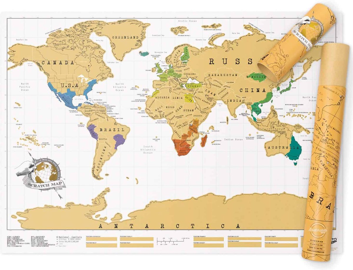 Wereldkaart wanddecoratie? 10 Leuke wereldkaarten voor aan de muur!