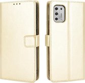 Voor Motorola Moto G Stylus 2021 Retro Crazy Horse Texture Horizontale Flip Leren Case met Houder & Kaartsleuven & Lanyard (Goud)