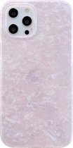 Schokbestendige shell-textuur TPU-beschermhoes voor iPhone 12 Pro Max (roze)