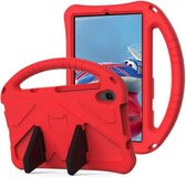 Voor Huawei MediaPad M5 Lite 8 EVA Flat Anti Falling beschermhoes Shell met houder (rood)