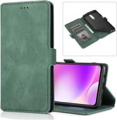 Voor Xiaomi Redmi K30 Retro Magnetische Sluiting Horizontale Flip Leren Case met Houder & Kaartsleuven & Fotolijst & Portemonnee (Donkergroen)