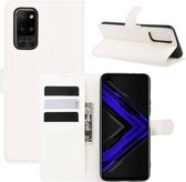 Voor Huawei Honor Play4 Pro / Honor V30 Litchi Texture Horizontale Flip Leren Case met Houder & Kaartsleuven & Portemonnee (Wit)