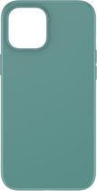 Voor iPhone 12 Pro Max ROCK vloeibare siliconen schokbestendige beschermhoes (groen)