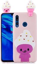 Voor Huawei P30 Lite schokbestendig Cartoon TPU beschermhoes (ijs)