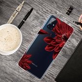 Voor OnePlus Nord N10 5G Gekleurde tekening Clear TPU beschermhoesjes (Saffloer)