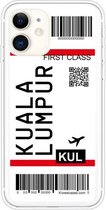 Voor iPhone 11 Boarding Pass Series TPU telefoon beschermhoes (Kualalumpur)