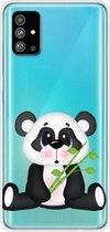 Voor Galaxy S20 + Lucency Painted TPU beschermhoes (Panda)