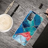 Voor Samsung Galaxy A32 5G A-serie marmeren patroon TPU beschermhoes (HC-A1)