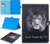 Voor Huawei MediaPad M5 10.8 Stiksels Horizontale Flip Leren Case met Houder & Kaartsleuven & Slaap / Wekfunctie (Leeuw)