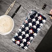 Voor OnePlus Nord N100 schokbestendig geverfd transparant TPU beschermhoes (Mini Panda)