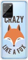 Voor Samsung Galaxy S20 Ultra schokbestendig geverfd TPU beschermhoes (Fox Head)