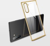 Voor Galaxy Note10 X-level Dawn-serie Transparante ultradunne TPU-hoes (goud)