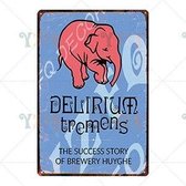 Retro Muur Decoratie uit Metaal Bier Signs 20x30cm DU-10096