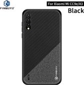 PINWUYO Honors Series schokbestendige pc + TPU beschermhoes voor Xiaomi Mi CC9e / A3 (zwart)