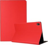 Voor Lenovo Tab P11 (TB-J606F) Voltage Craft Texture TPU Horizontale flip beschermhoes met houder (rood)